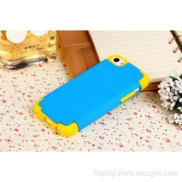 Dual Colors Hard PC + Soft Silicone iPhone 5C Protective Ca